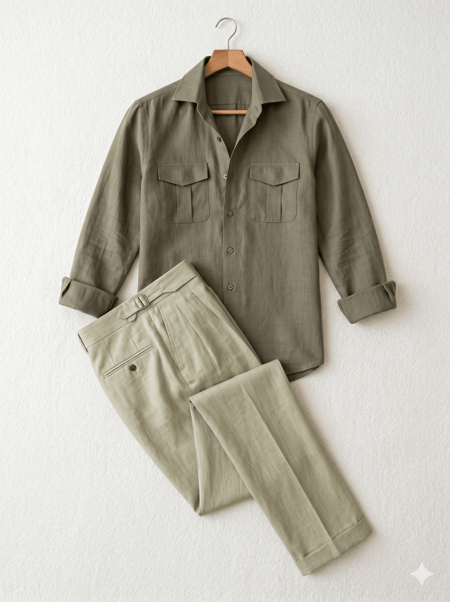 Green Linen Shirt